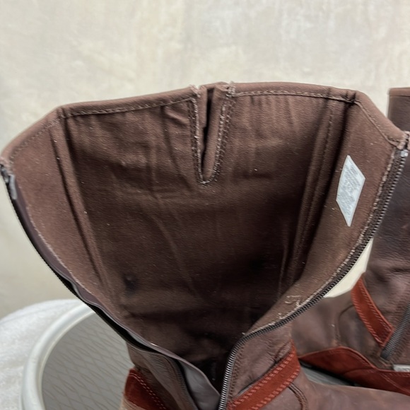 Merrell Haven Autumn Waterproof Brown Leather Boots Womens size 6 Grip sole - Picture 14 of 16